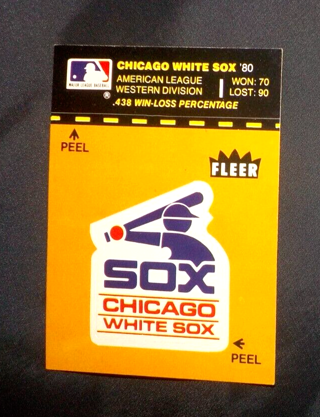 1981 FLEER 1979 ALLSTAR GAME / CHICAGO WHITE SOX Logo JIM RICE GARY CARTER eBay