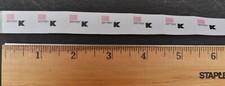 900+ Roll KMART Small Store WHITE PRICE GUN STICKERS Vintage Unused Multicolor