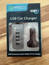 Brand New 4 Port 60w USB Car Charger  - Fast ...