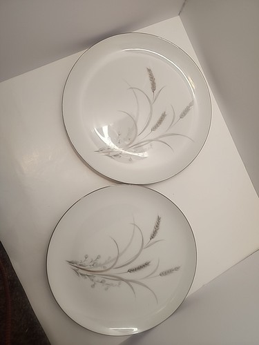 Set Of 2 Mikasa Fine China Yamato Sentinel 6150 Japan Large Dinner Plates - Picture 1 of 7