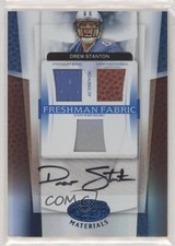 2007 Leaf Certified Materials Mirror Blue 43/50 Drew Stanton #228 Auto 0s3