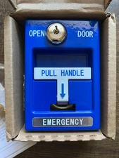 Dortronics 6510/BL-S35xCS Blue Emergency Pull Station - New - Never Used