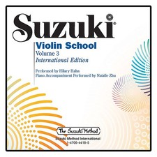 Suzuki Violin School, Volume 3 CD Hahn  International Edition 