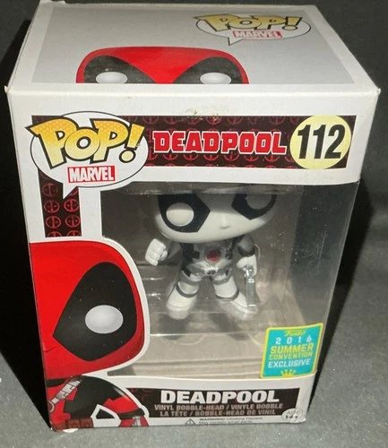 Funko Pop! Vinyl: Marvel -Deadpool (Black and White) -SSCC Exclusive #112 (J641)