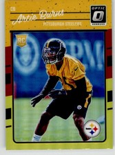 Artie Burns 2016 Donruss Optic Red and Yellow 103 Pittsburgh Steelers Rookie