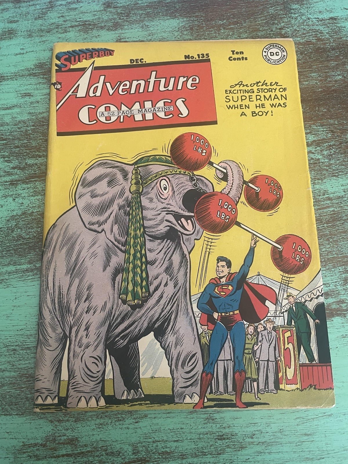 Adventure Comics #135 DC Comics 1948 VG/FN Superboy Superman 10