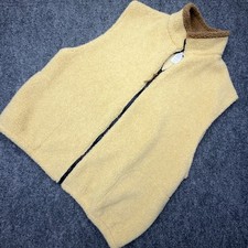 Vintage Field & Stream Sherpa Fleece Vest MADE IN THE USA XL Full Zip Outdoor