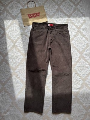 Vintage Levi s 630 Mens Brown Corduroy Flared Pants W34 L30 Belgium