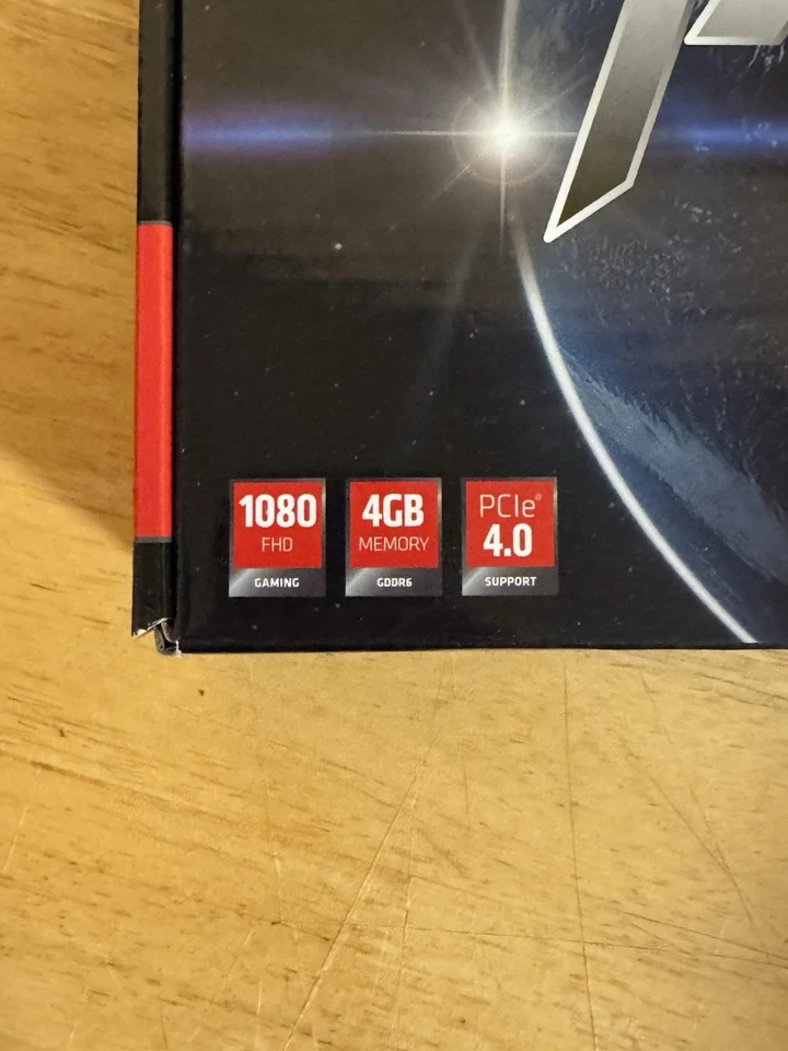 New PowerColor Fighter AMD Radeon RX 6500 XT Gaming Graphics GPU Card 4GB GDDR6 - Image 3 of 4