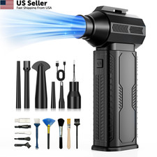 Compressed Air Duster 130000RPM Electric Blower 8000mAh Cordless Keyboard PC New