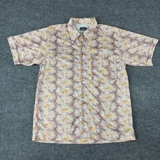 Vintage Patagonia Rhythm Shirt Mens Small Button Up Floral Abstract Crazy