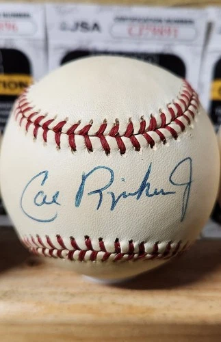 Cal Ripken Jr. Signed Autographed Rawlings OAL Baseball JSA Authenticated