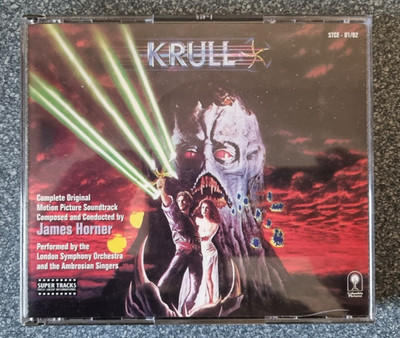 Krull (James Horner) 2 CDs OST, Soundtrack CD - Super Tracks Supercollector