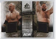2025 SP Game Used AEW Authentic Fabrics Duals Dax Harwood Cash Wheeler 17an