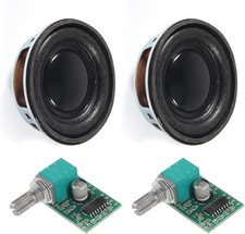 2PCS 1.5" 4Ohm 3W Loudspeaker Audio-Lautsprecher Mini Lautsprecher + 2PCS