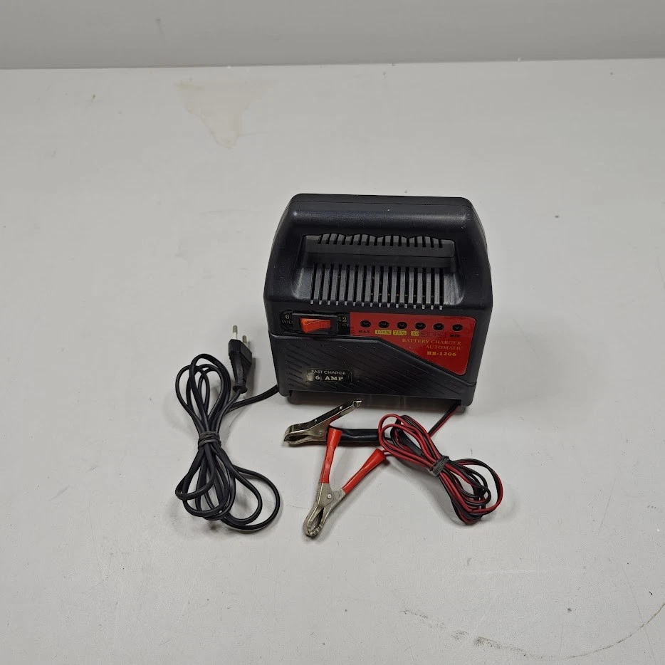 HB-1206 Battery Charger 6 Amp - Untested, For Parts or Repair - Image 2 of 4