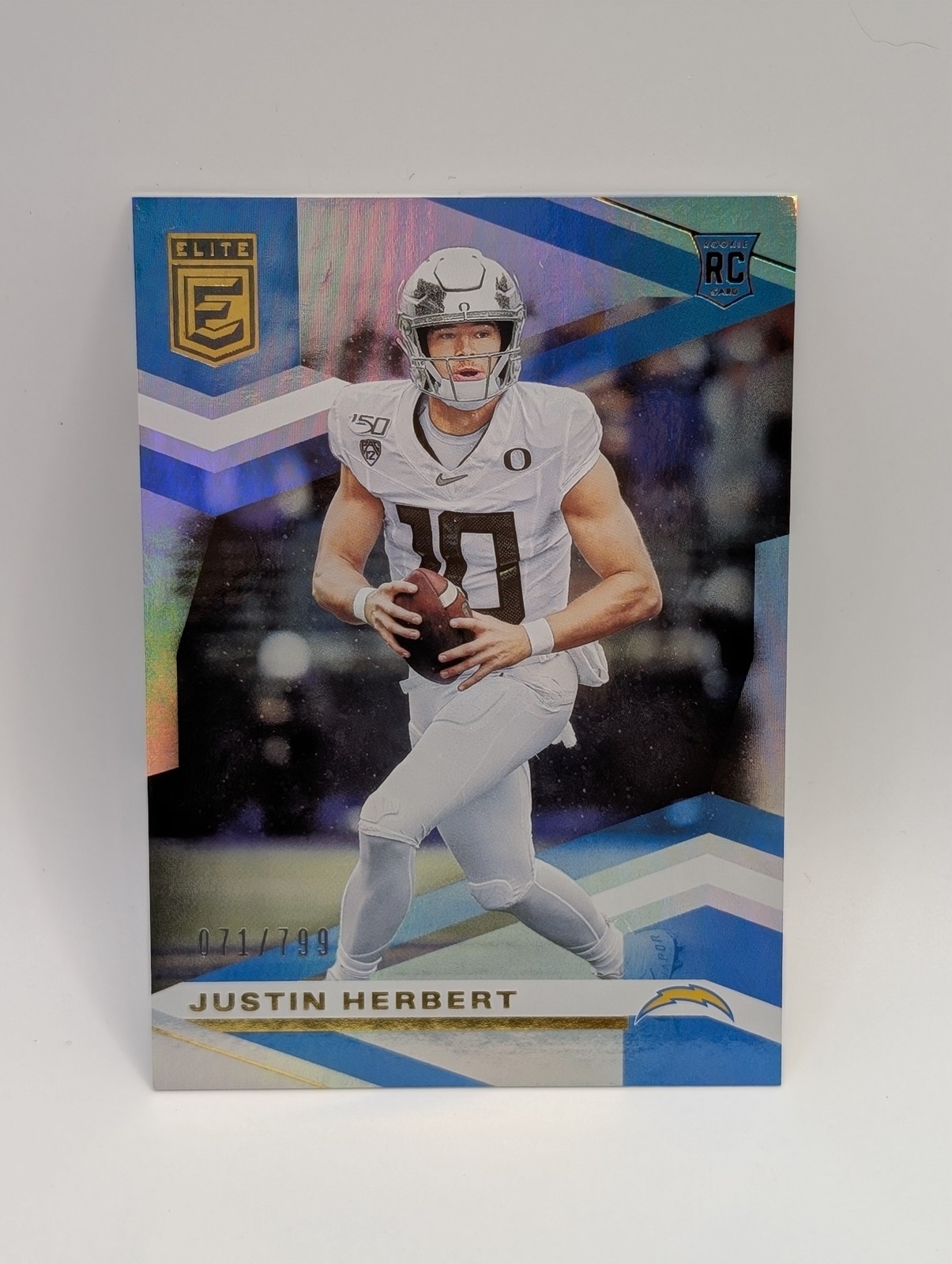 2020 Panini Donruss Elite - Rookies Justin Herbert #104 /799 (RC)