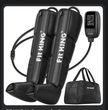 FIT KING Air Compression Recovery System, Sequential Massage Boots (Medium)