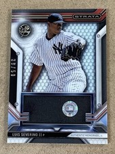 2016 TOPPS STRATA CLEARLY AUTHENTIC RELIC  #CAR-LS LUIS SEVERINO #D 33/50