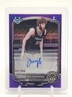 JOE GRAHOVAC 2025-26 BOWMAN CHROME U PURPLE 1ST ROOKIE AUTO /250 Q2277