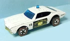 1973 HOT WHEELS REDLINE STATE POLICE CRUISER OLDS 442 ENAMEL WHITE US DIECAST