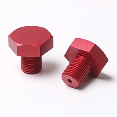 6pcs Singe Hole Drawer Knobs, Aluminum Cabinet Knobs Brushed Hexagonal Handle...
