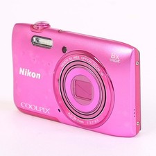 Used Nikon Nikon COOLPIX S3600 Azalea Pink Compact Digital Camera Japan