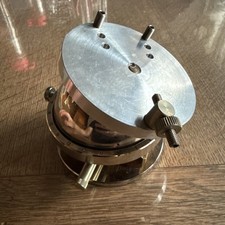 Harnisch+Rieth Modelltisch,Sockel, Konusschlitten Sehr Hochwertig Mit Echt Gold 