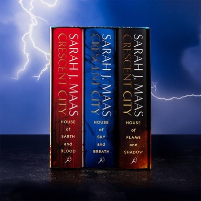 Sarah J. Maas 3 Books Collection Set Crescent City Hardcover Box
