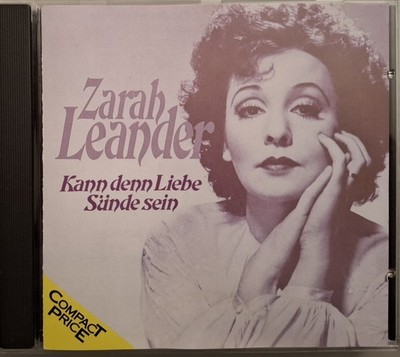 Zarah Leander Kann Denn Liebe Sünde Sein CD  EMI Electrola 16 Tracks