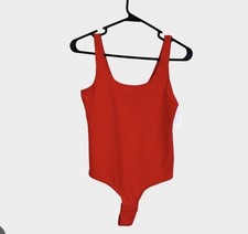 A New Day Vibrant Red Women's Bodysuit. Size S