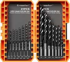 M35 Cobalt Drill Bit Set for Hardened Metal  Stainless Steel