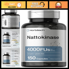 Nattokinase Supplement 4000 FU - 150 Capsules...
