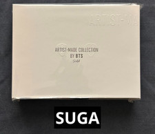 BTS SUGA Guitar Pick Necklace Silver Artist Made Collection Official Full set