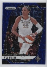 2024 Panini Prizm WNBA Blue Velocity Prizm A'ja Wilson #86 1en8
