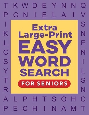 Extra Large-Print Easy Word Search for Seniors by Rockridge Press (English) Pape