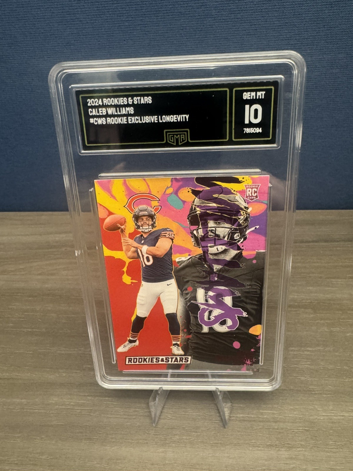 Caleb Williams Panini Rookies & Stars Rookie Exclusive #RECWS Longevity