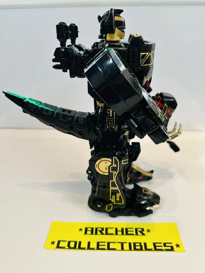 MMPR 1991 Bandai - MEGAZORD Black & Gold Limited Edition - Almost Complete - Image 4 of 4