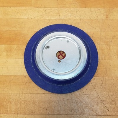 Lessmann M24 217 Encapsulated Pipeline Wheel Brush 8'' OD, 1'' ID, 3600 Max RPM