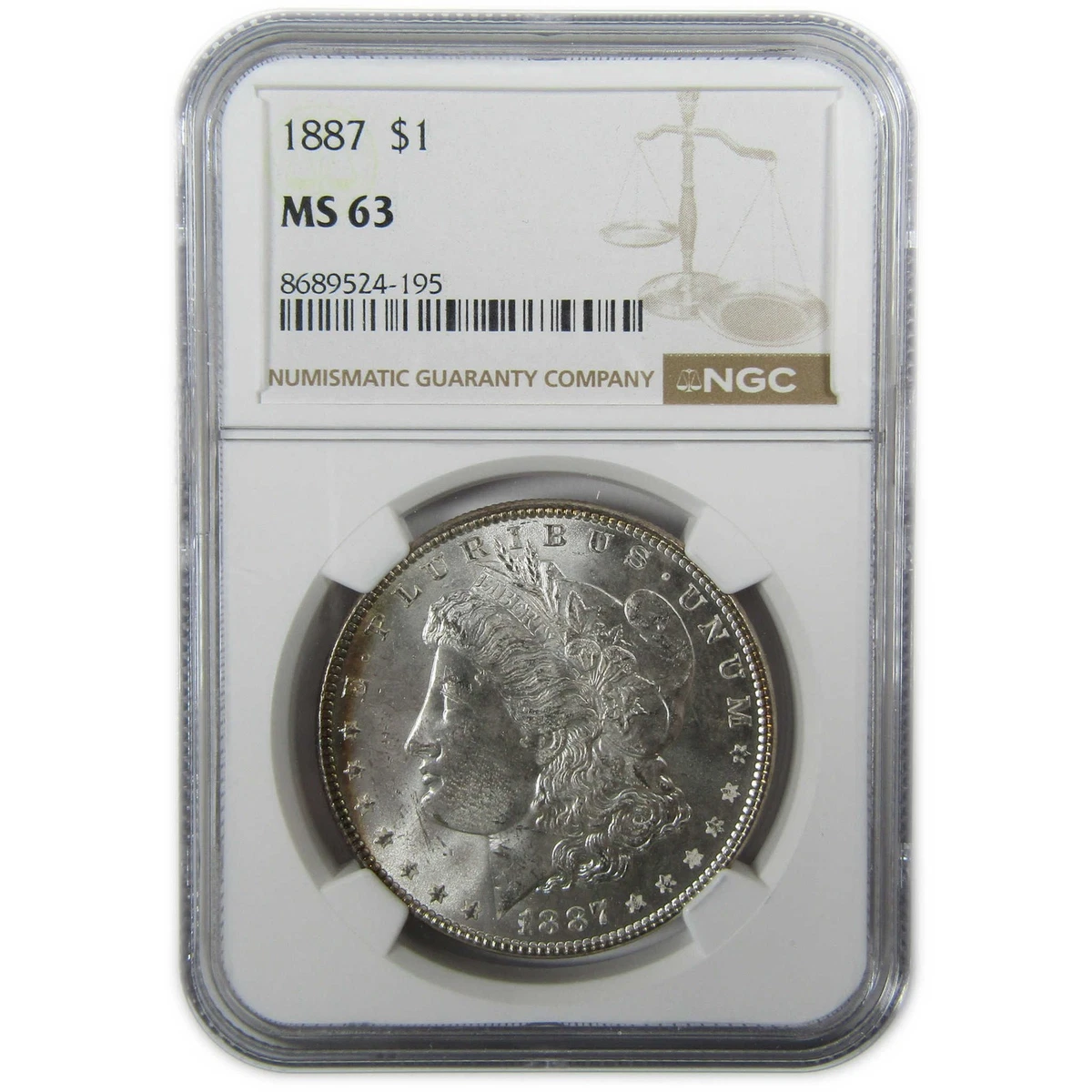 K*様 1887 Morgan Dollarモルガンダラー銀貨 MS63 PCG MS 63 Graded 1887 Year Morgan US Dollars (1878-1921) for sale | eBay