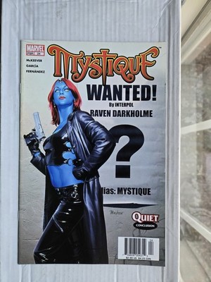 Mystique #24 Newsstand 1:50 Rare 429 Copies Final Issue Mayhew Cover Marvel 2005