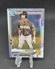 2021 Bowman Chrome CJ Abrams Prospect Mega Box Mojo Refractor #BCP227 - Padres 