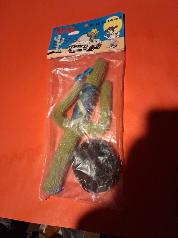 NEW Vintage Rubber Cowboy Cactus Antenna Cover RSV Sunglasses Hat Bandana USA