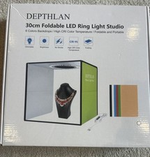 New In Box 30 Cm Foldable LED Ring Light Studio Box