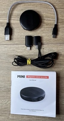 128GB Magnetic Voice Recorder 9800Hrs Portable with Playback