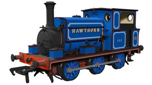 Rapido 960510 OO Gauge Manning Wardle L Klasse 0-6-0ST 481 'Weissdorn' blau 'Was | Zustand: New