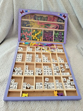 Melissa  Doug Wooden Bead Butterfly Jewelry  Stringing Beads Incomplete Sets