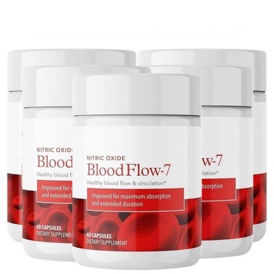 5/4/3/2/1PACK Juvenon Bloodflow-7 Blood Circulation Supplement Nitric Oxide 60pc