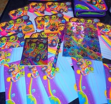 Vintage Lisa Frank Aliens Stationary Planner 100% Complete  Stickers Pen 
