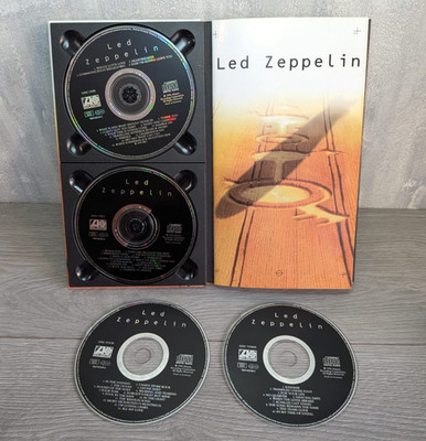 Led Zeppelin 4 CD Box Set 1990 Robert Plant Jimmy Paige John Bonham Rock Booklet
